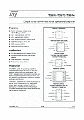 DataSheet TS974 pdf